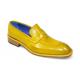 Emilio Franco "Mirko" Yellow Genuine Italian Calf Leather Loafers.